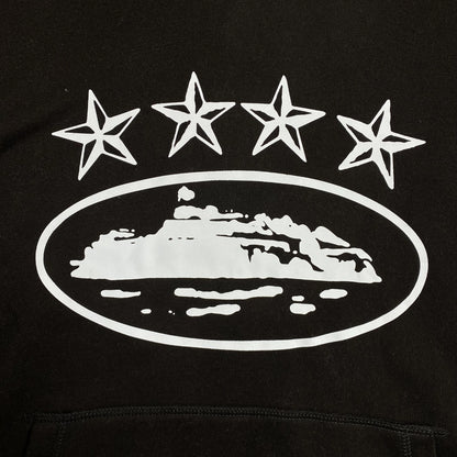 Buzo Corteiz Alcatraz 4 Starz Negro