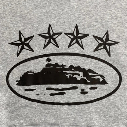 Buzo Corteiz Alcatraz 4 Starz Gris