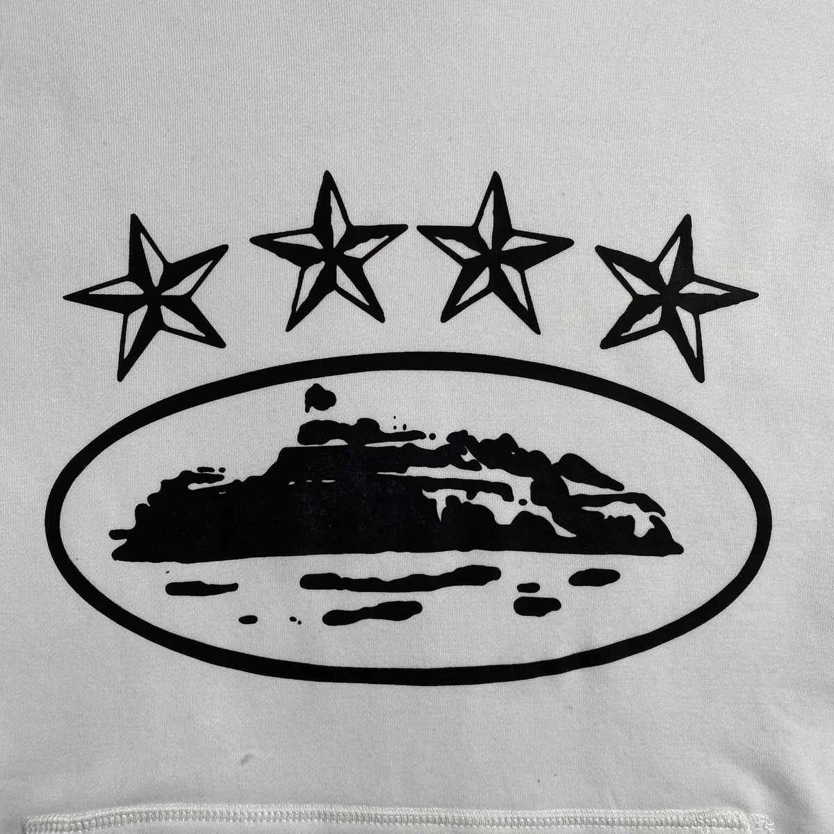 Buzo Corteiz Alcatraz 4 Starz Blanco
