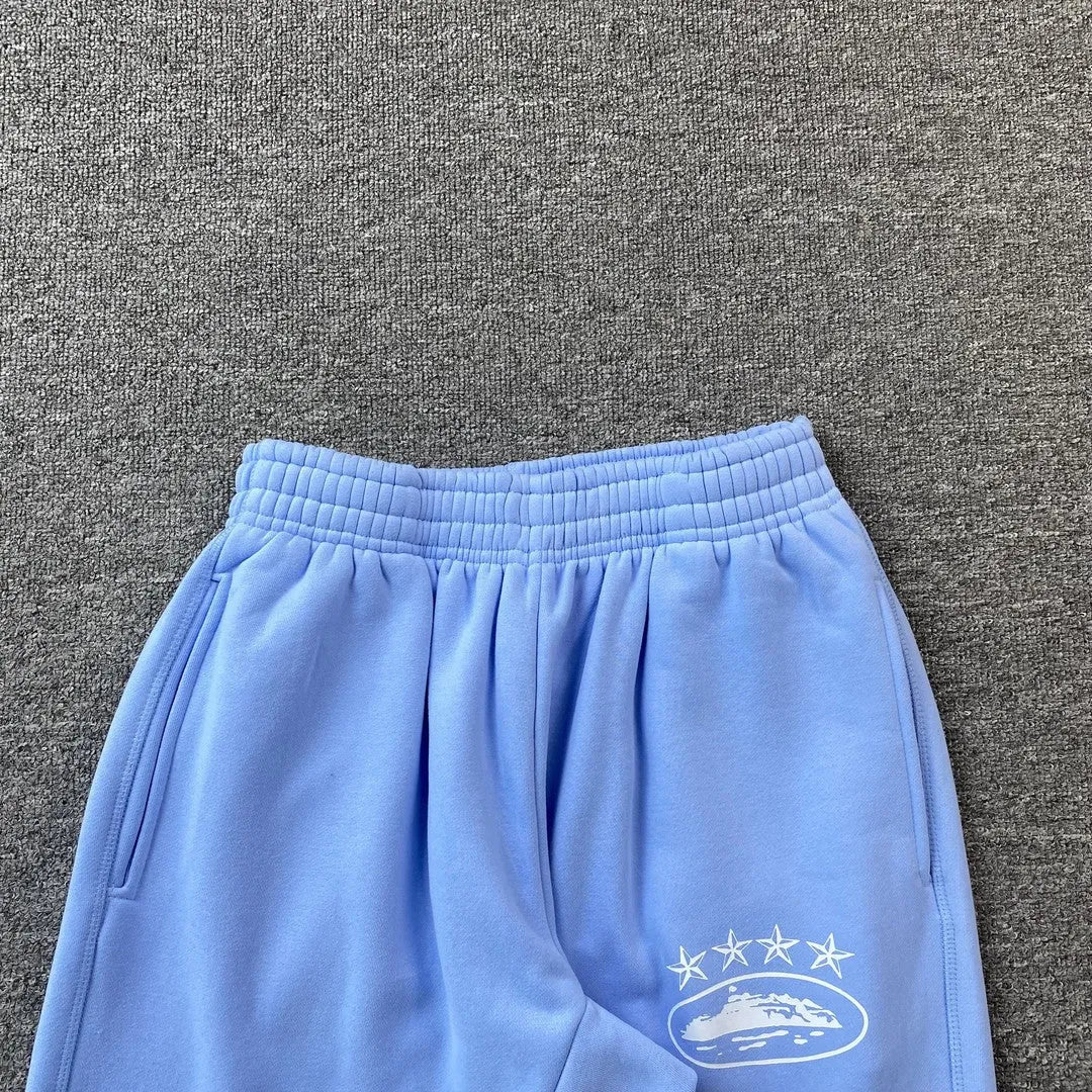 Pantalon Corteiz Alcatraz 4 Starz Celeste