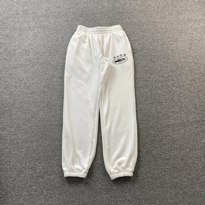 Pantalon Corteiz Alcatraz 4 Starz Blanco