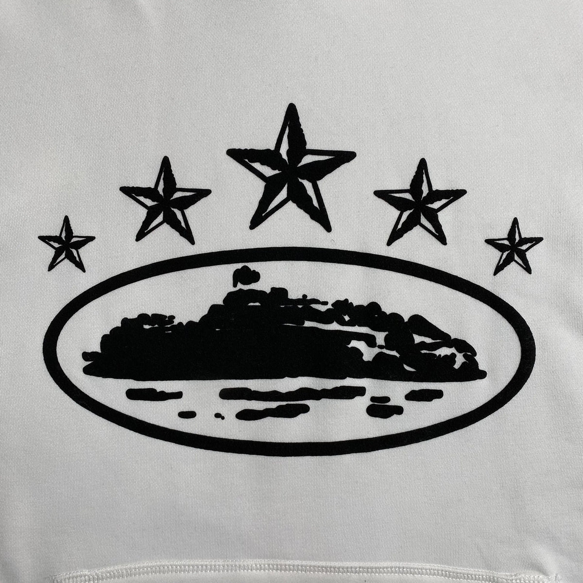 Buzo Corteiz Alcatraz 5 Starz Blanco