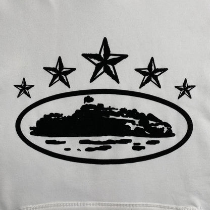 Buzo Corteiz Alcatraz 5 Starz Blanco