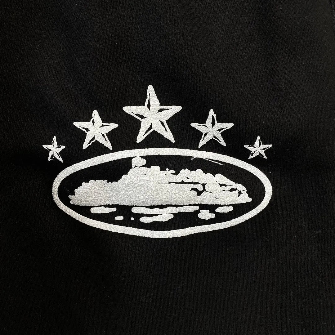 Pantalon Corteiz Alcatraz 5 Starz Negro
