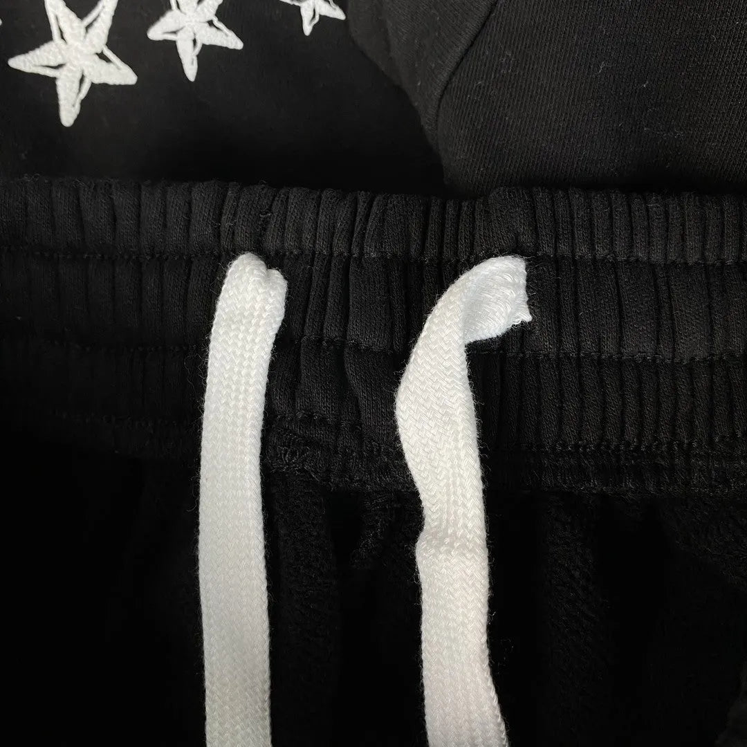 Pantalon Corteiz Alcatraz 5 Starz Negro