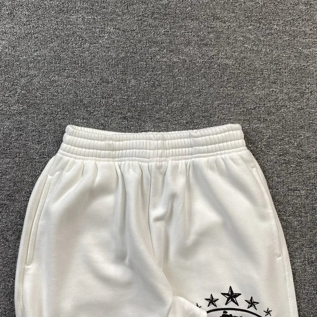 Pantalon Corteiz Alcatraz 5 Starz Blanco