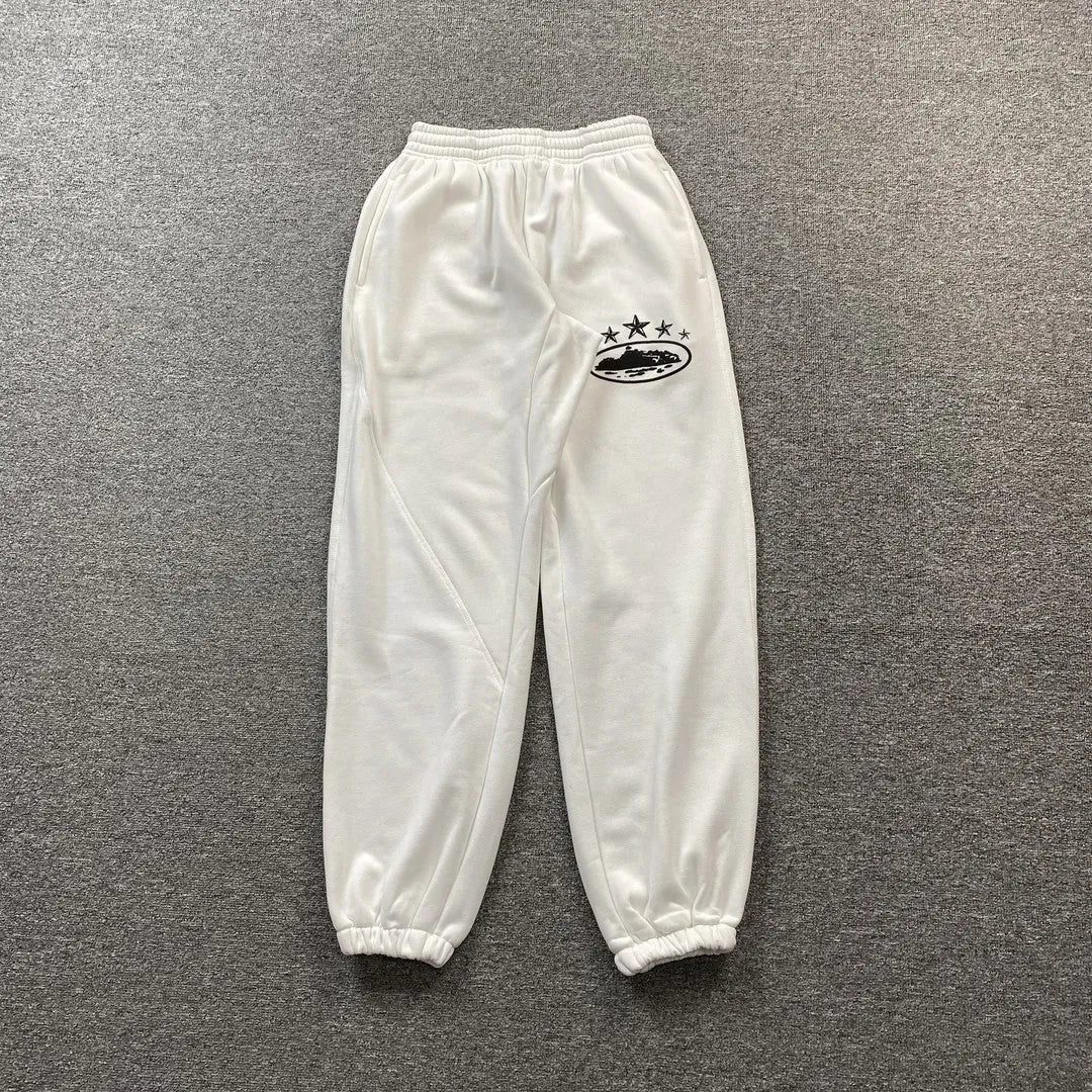 Pantalon Corteiz Alcatraz 5 Starz Blanco