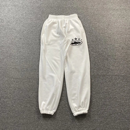 Pantalon Corteiz Alcatraz 5 Starz Blanco