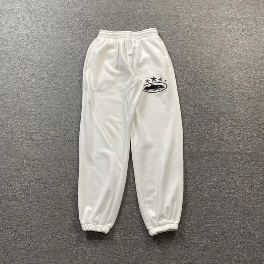 Pantalon Corteiz Alcatraz 5 Starz Blanco