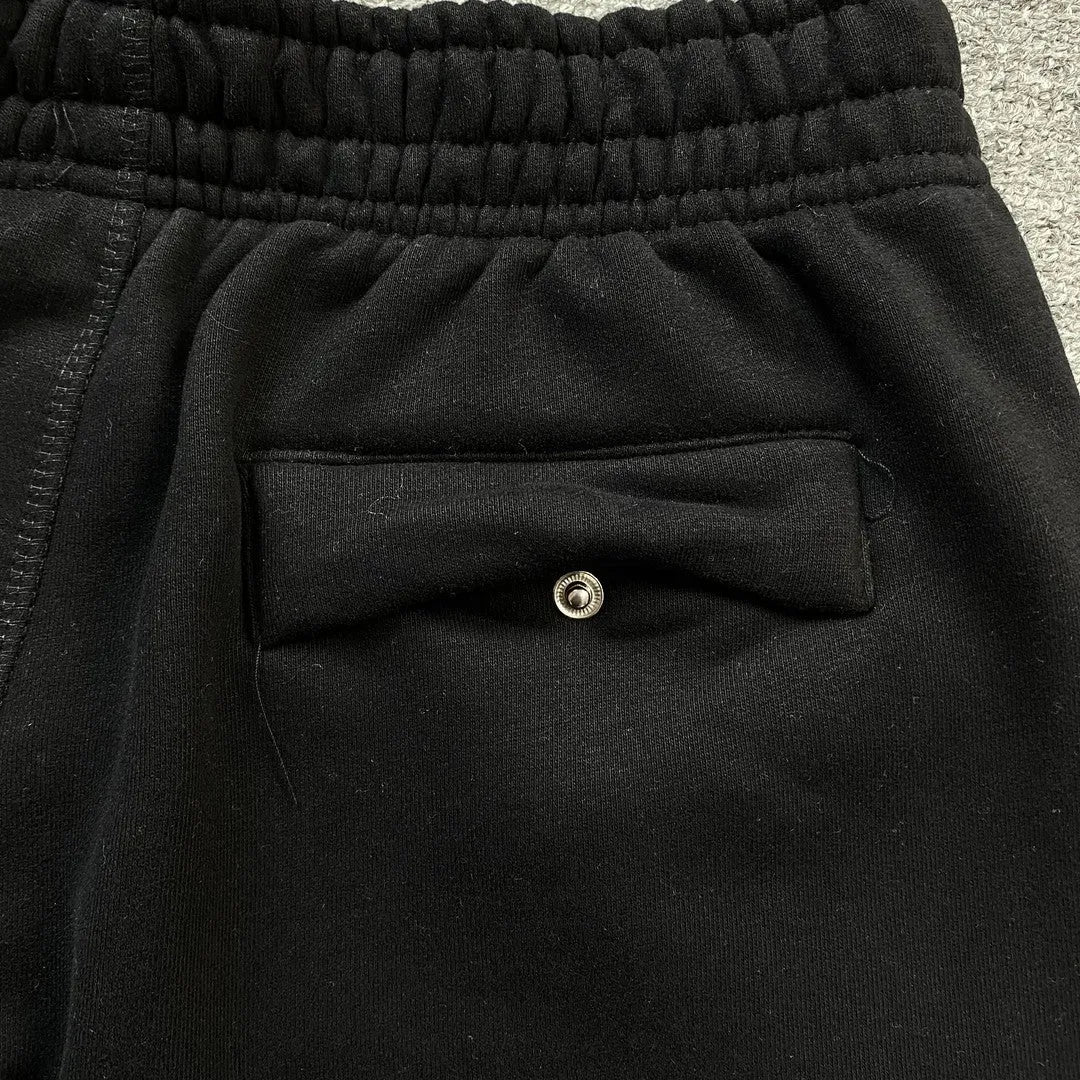 Shorts Corteiz Alcatraz Negro Con Rojo