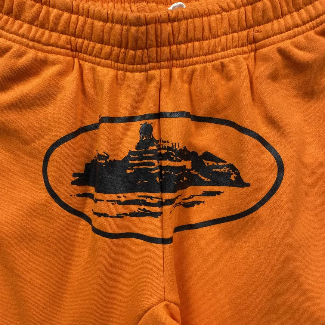 Shorts Corteiz Alcatraz Naranja