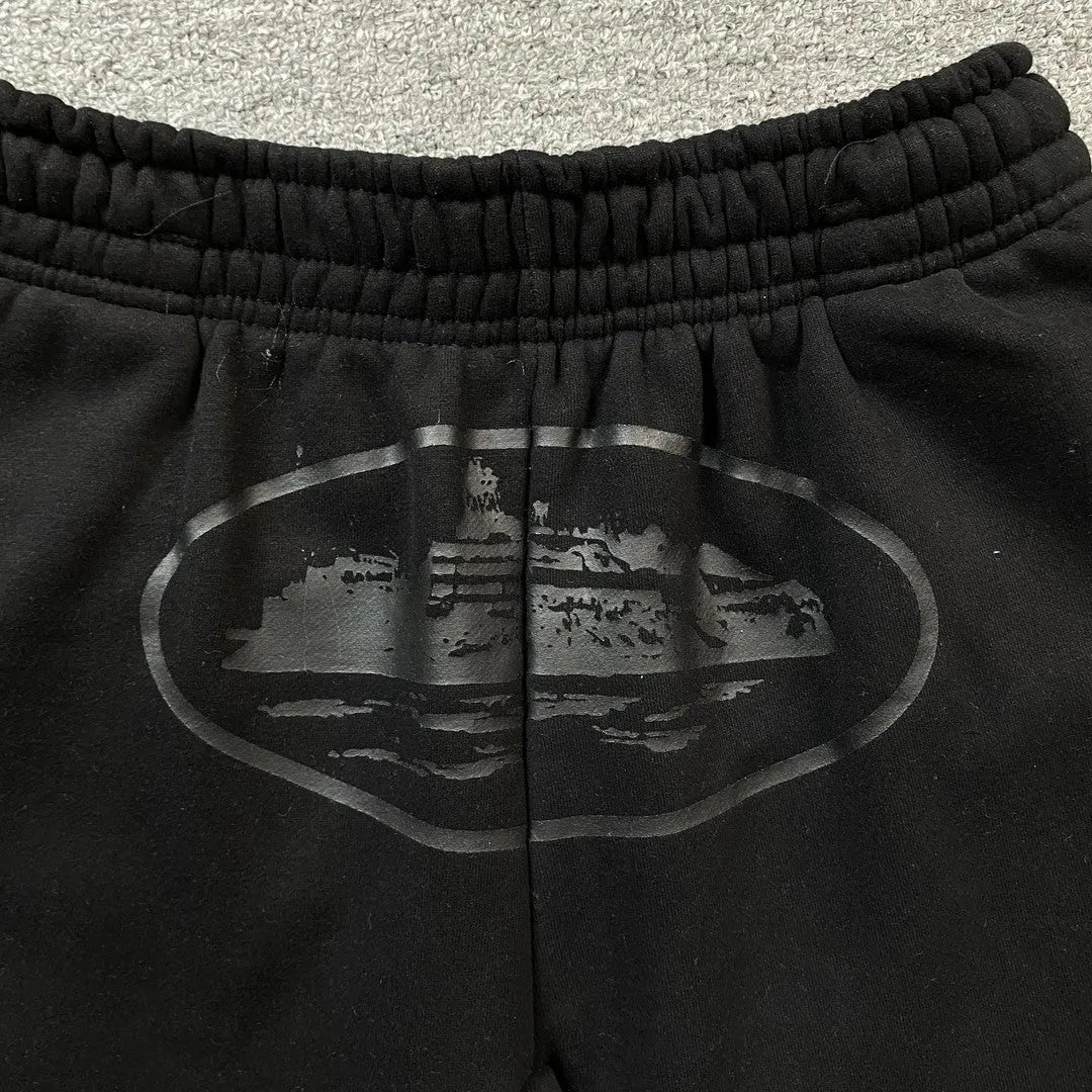 Shorts Corteiz Alcatraz Triple Negro