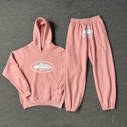 Conjunto Corteiz Alcatraz Rosa