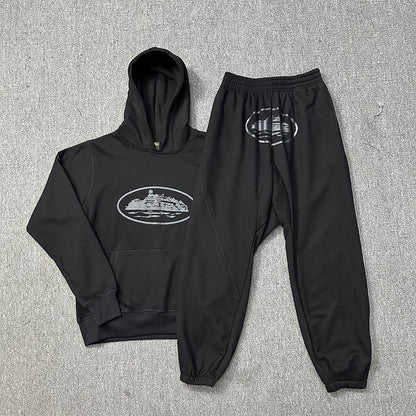 Conjunto Corteiz Alcatraz Triple Negro