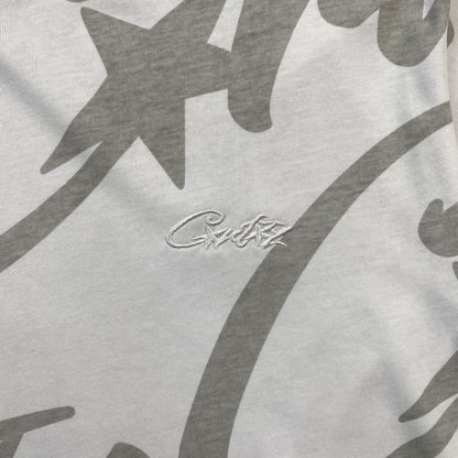 Remera Corteiz Allstarz Allover Blanca