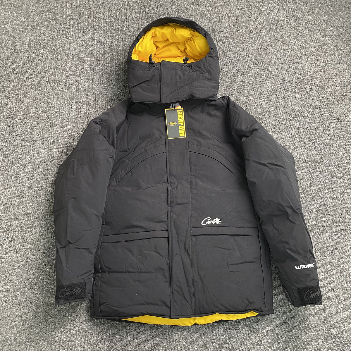 Campera Corteiz Bolo B.I.G Negra