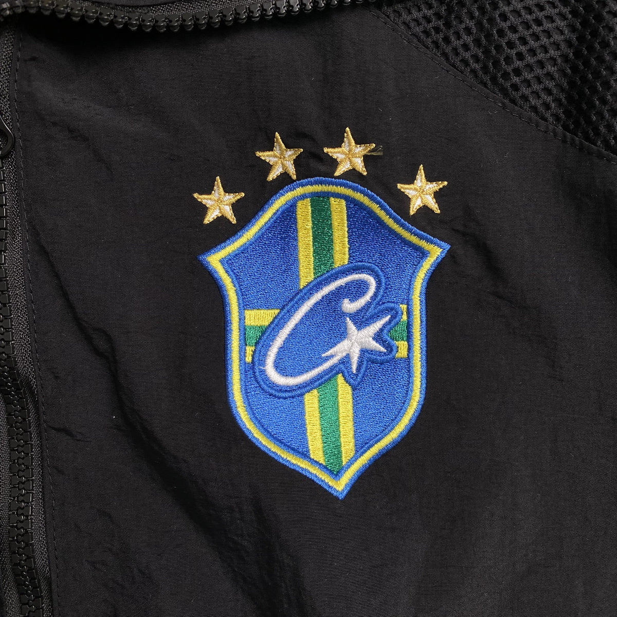 Campera Corteiz Brasil Olympic Shuku Negra