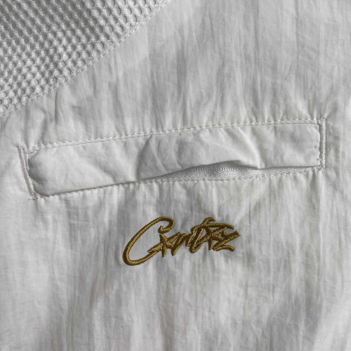 Campera Corteiz Brasil Olympic Shuku Blanca