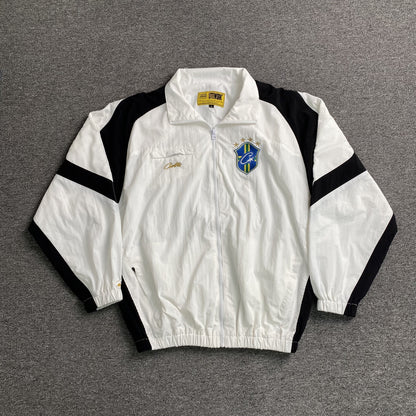Campera Corteiz Brasil Olympic Shuku Blanca