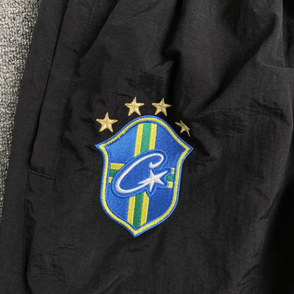 Pantalon Corteiz Brasil Olympic Shuku Negro