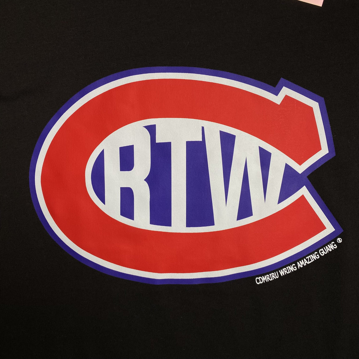 Remera Corteiz C In RTW Negra