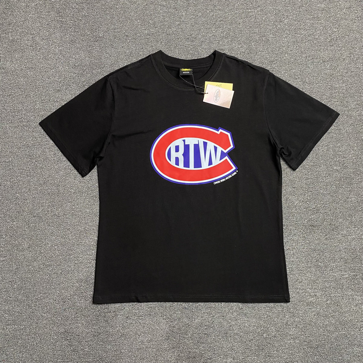 Remera Corteiz C In RTW Negra