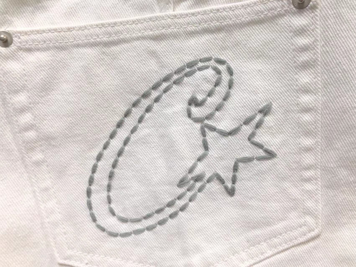 Bermuda Corteiz C-Star Jean Blanca