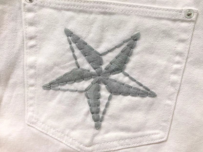 Bermuda Corteiz C-Star Jean Blanca