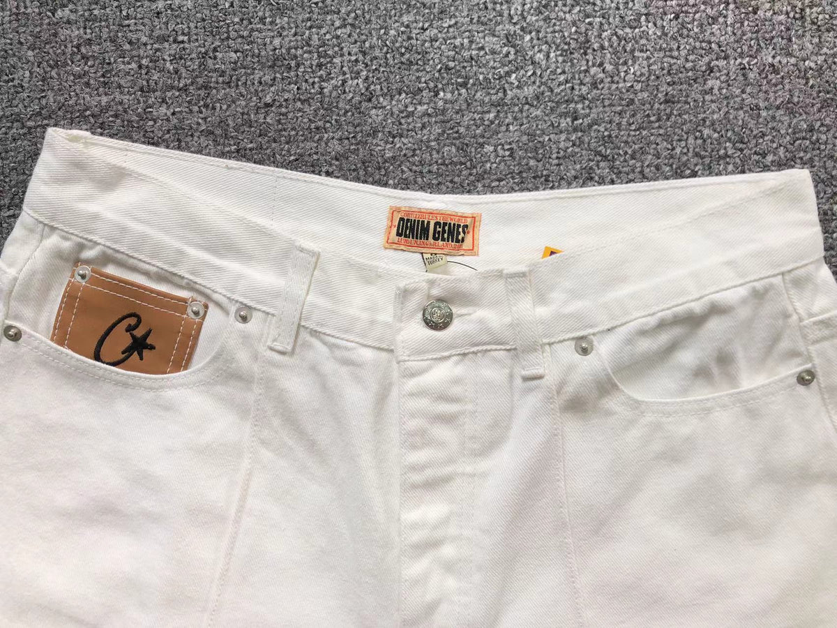 Bermuda Corteiz C-Star Jean Blanca