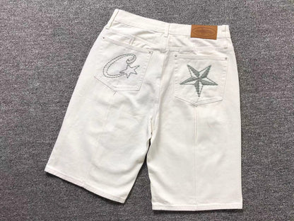 Bermuda Corteiz C-Star Jean Blanca
