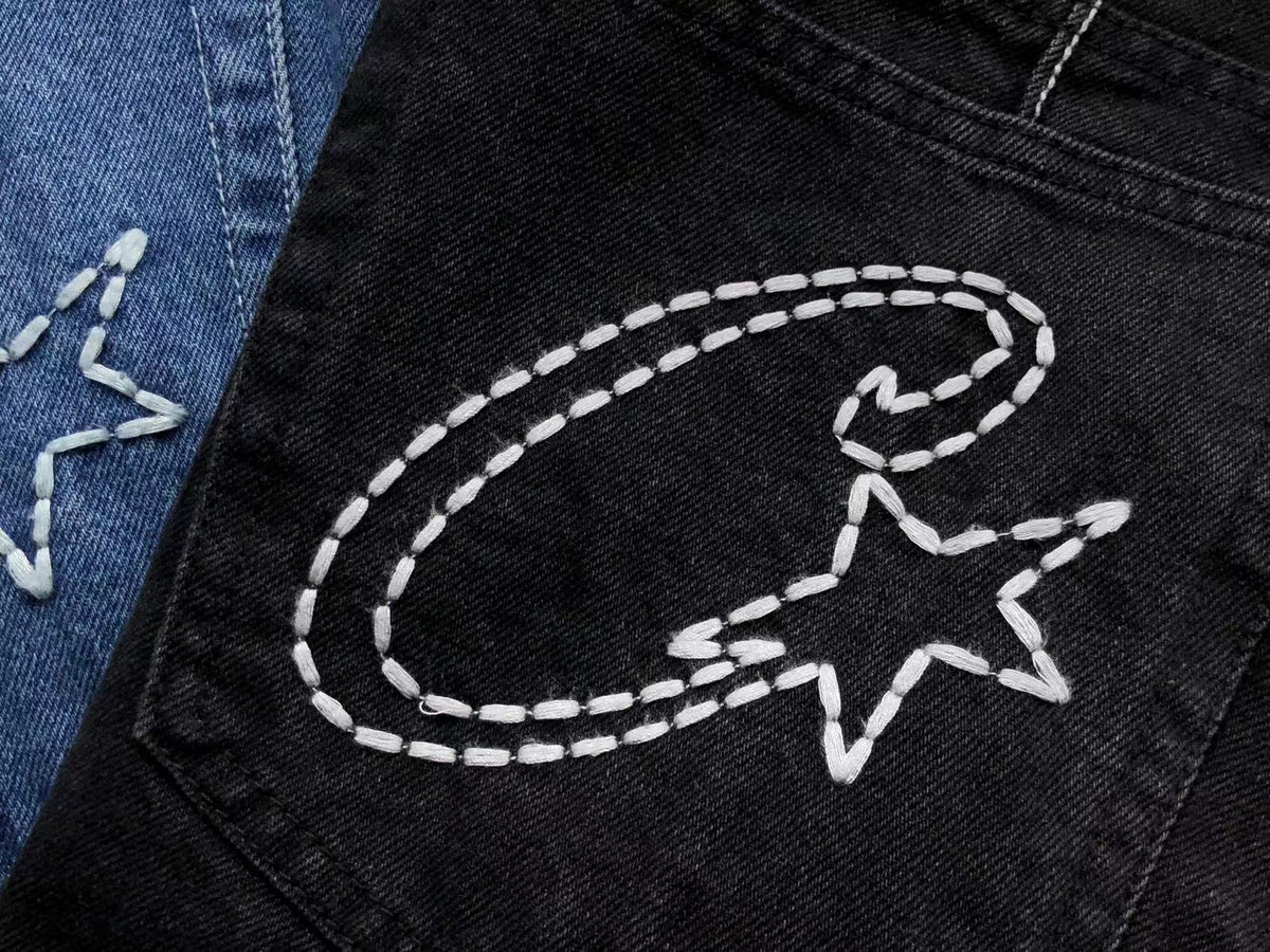 Pantalon Corteiz C-Star Jean Negro