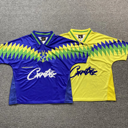 Camiseta Corteiz Club America Brasil Amarilla