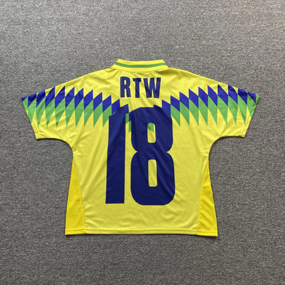 Camiseta Corteiz Club America Brasil Amarilla