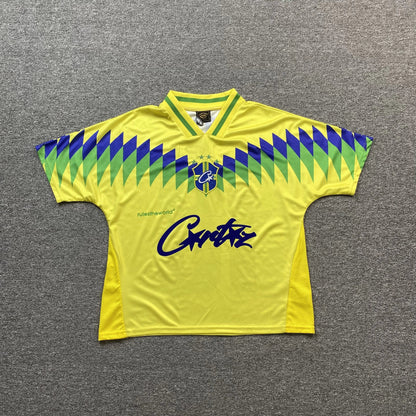 Camiseta Corteiz Club America Brasil Amarilla