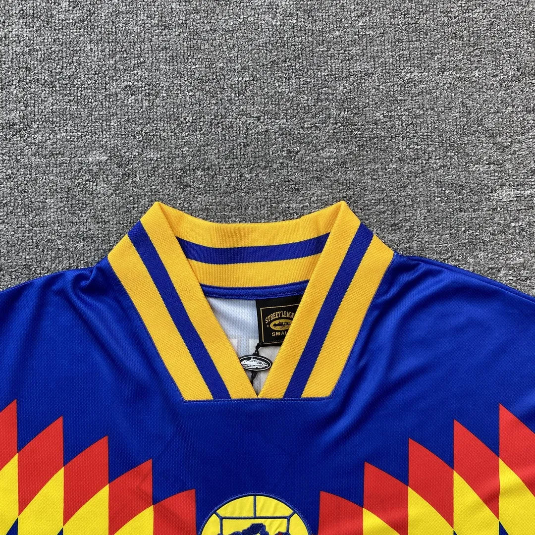 Camiseta Corteiz Club Rtw Azul