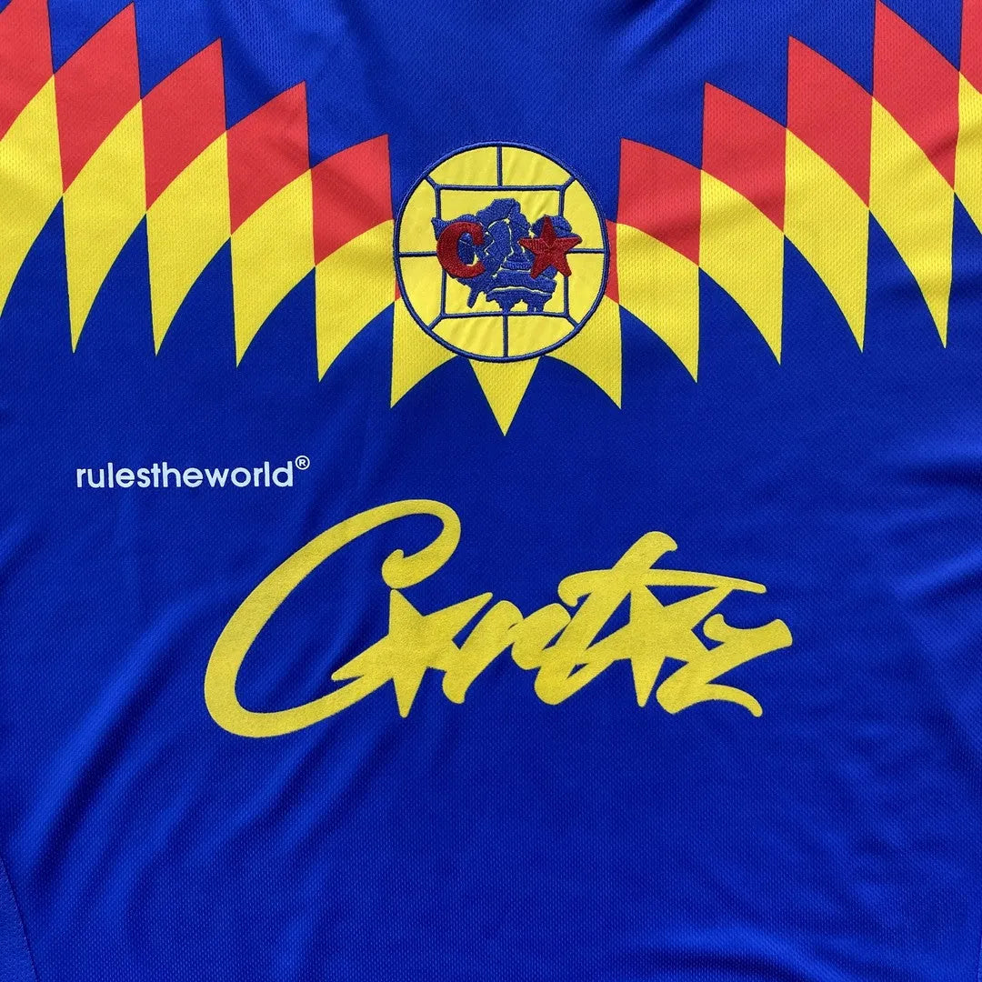 Camiseta Corteiz Club Rtw Azul