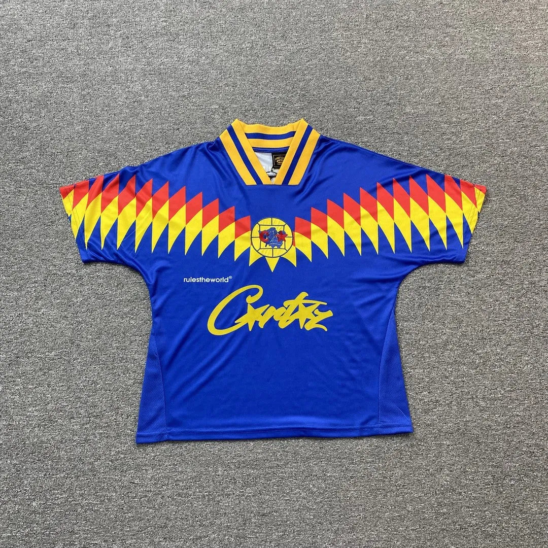 Camiseta Corteiz Club Rtw Azul