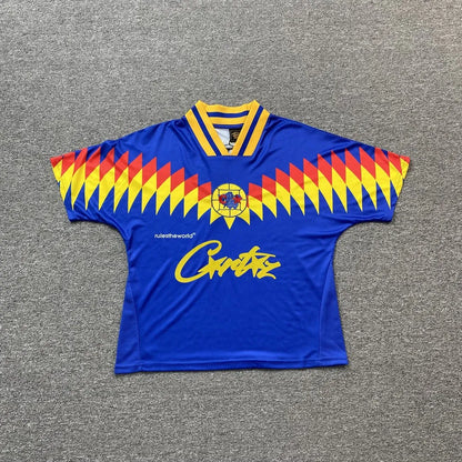 Camiseta Corteiz Club Rtw Azul