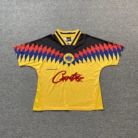 Camiseta Corteiz Club Rtw Amarilla