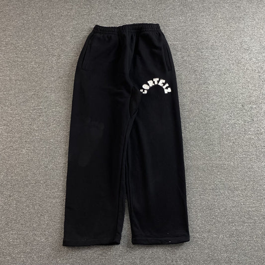 Pantalon Corteiz Colly Arch Open Hem Negro