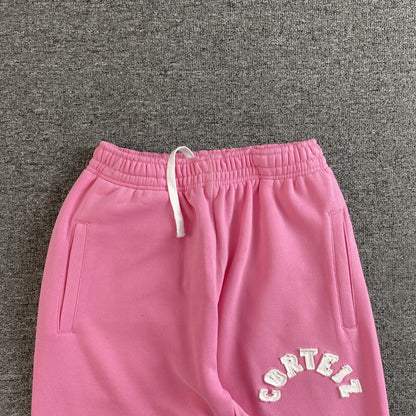 Pantalon Corteiz Colly Arch Open Hem Rosa