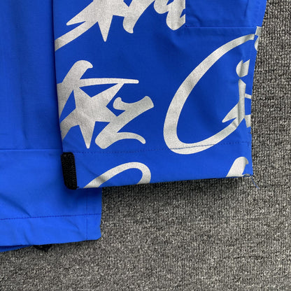 Campera Corteiz Elitework Waterproof Shell Azul