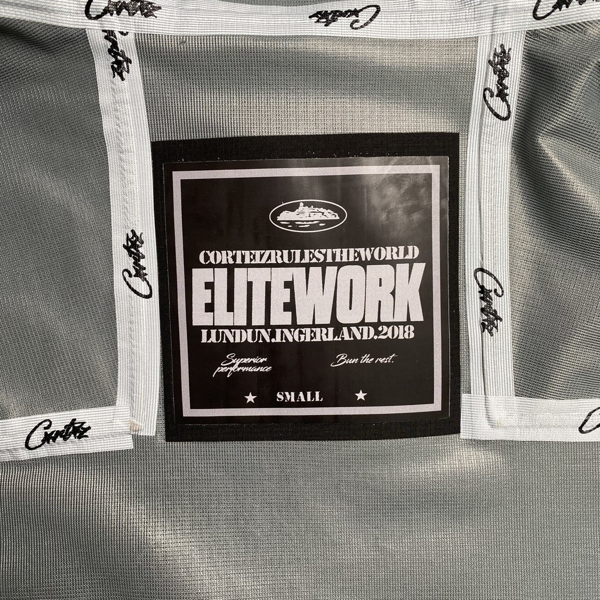 Campera Corteiz Elitework Waterproof Shell Gris