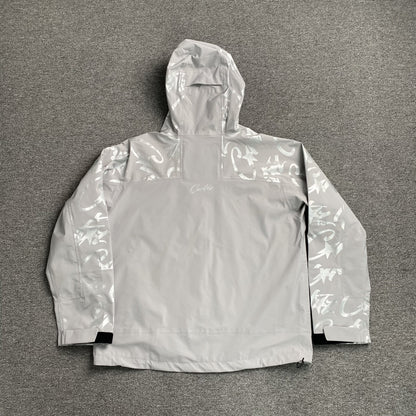 Campera Corteiz Elitework Waterproof Shell Gris