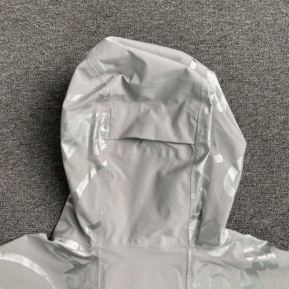 Campera Corteiz Elitework Waterproof Shell Gris