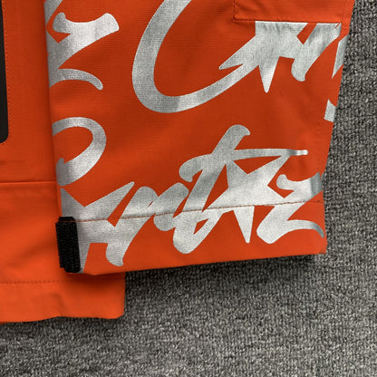 Campera Corteiz Elitework Waterproof Shell Naranja