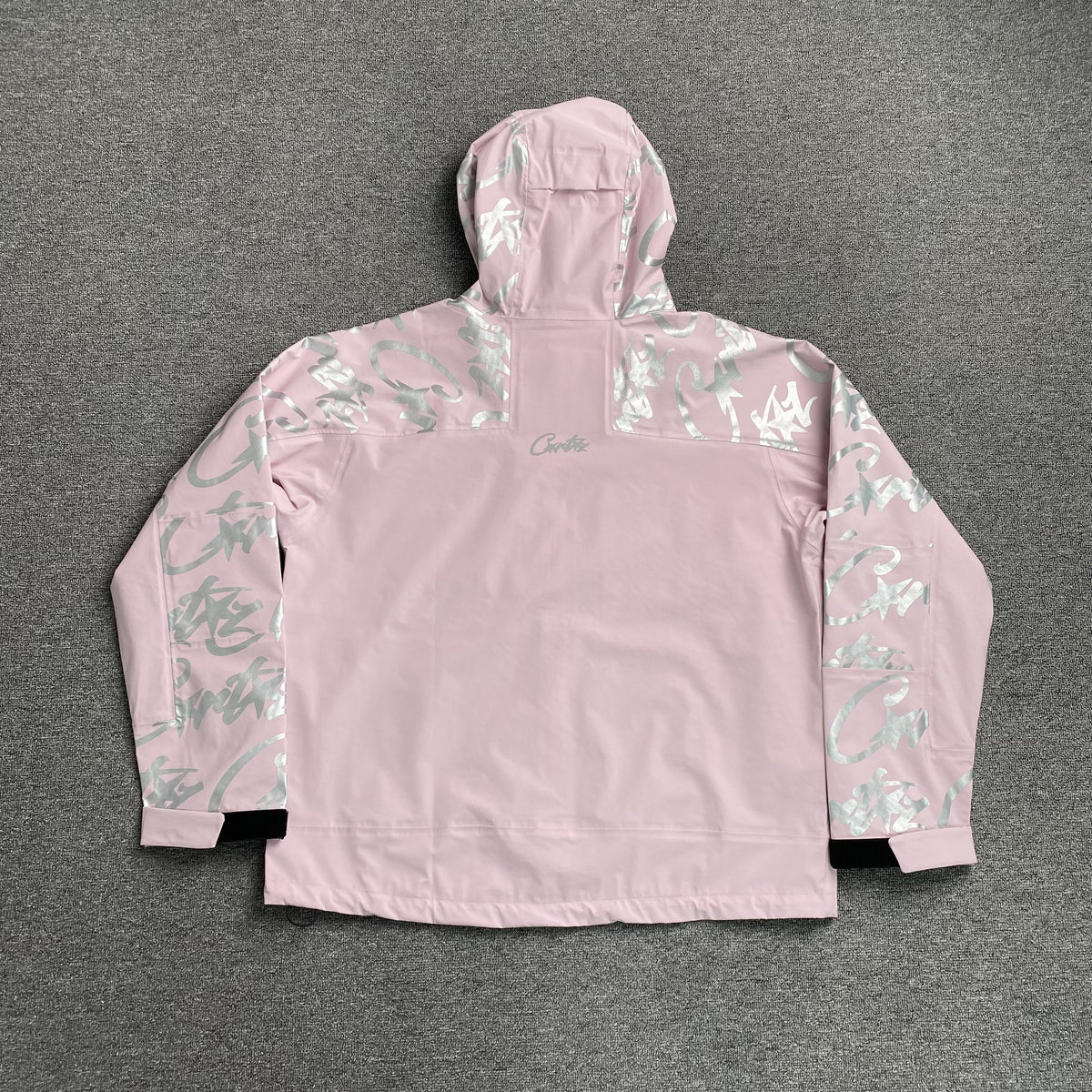 Campera Corteiz Elitework Waterproof Shell Rosa