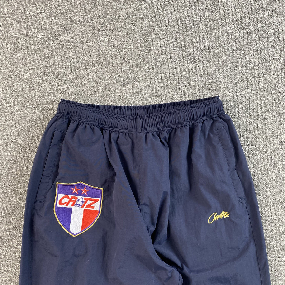 Pantalon Corteiz Francais Shuku Azul