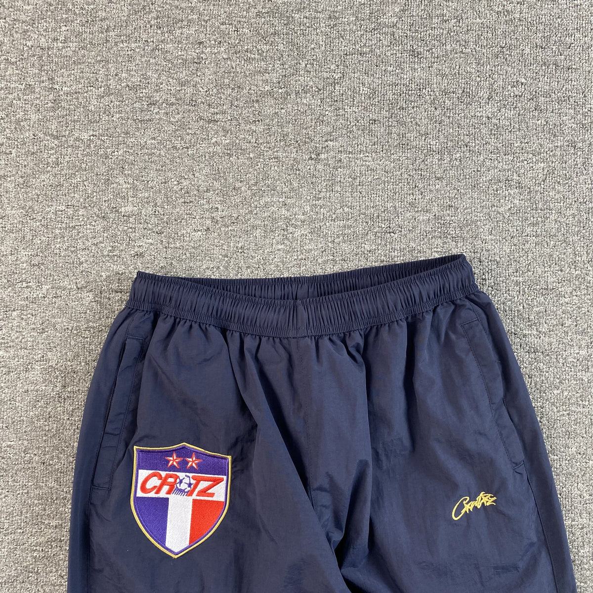 Pantalon Corteiz Francais Shuku Azul