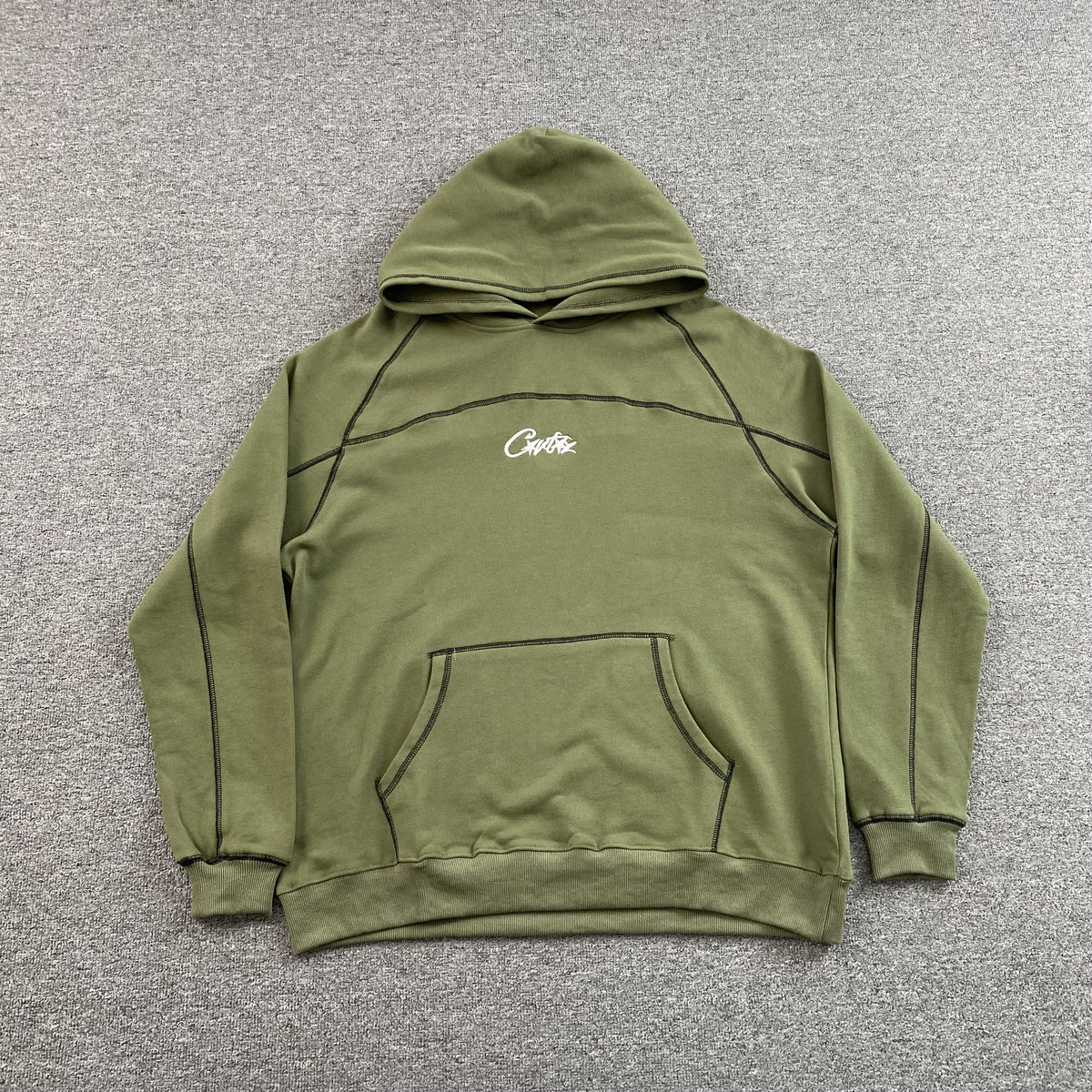 Buzo Corteiz HMP V2 Hoodie Olive